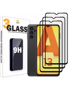 Lot de 3 Protections écran bord à bord pour Samsung Galaxy A13 (4G)...