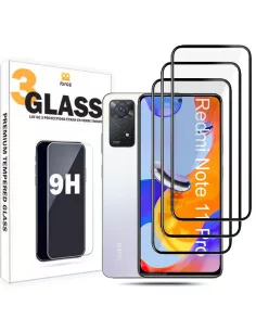 Set of 3 edge-to-edge screen protectors for Xiaomi Redmi Note 11 Pr...