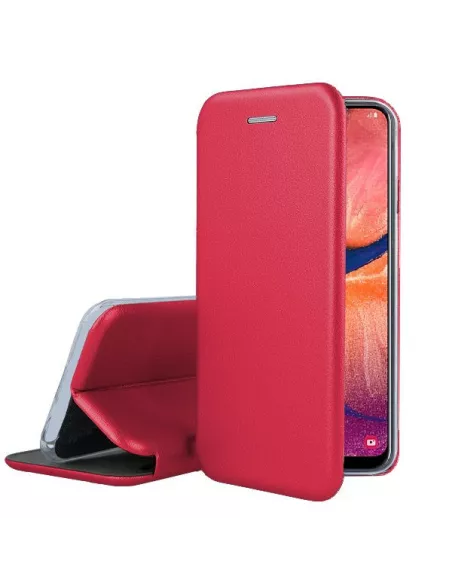 Samsung Galaxy A20e Leather Case Folio CLAM | Ibroz