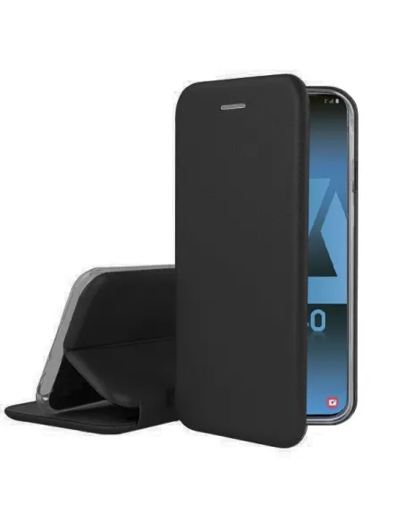 Samsung Galaxy A40 Leather Case Folio CLAM | Ibroz