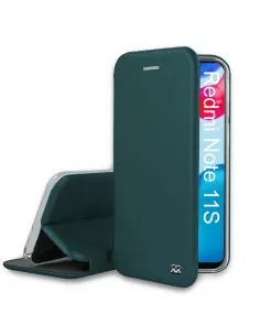 Xiaomi Redmi Note 11-11s Leather Case Folio Clam - Sequoia Green | Ibroz