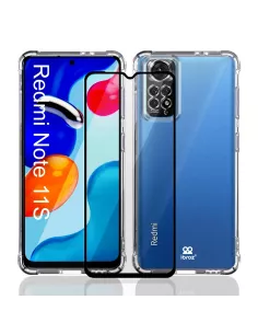 Xiaomi Redmi Note 11-11s Pack Coque antichocs + Protection Ecran 9H...