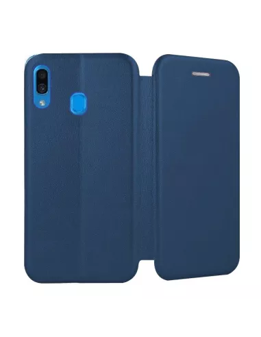 Samsung Galaxy A40 Leather Case Folio CLAM | Ibroz