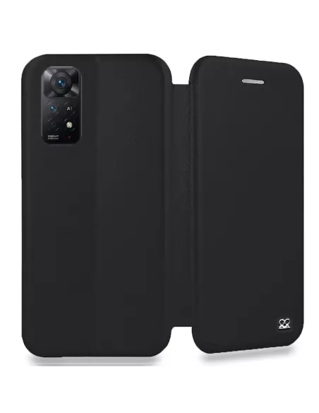 Xiaomi Redmi Note 11 Pro Leather Case Folio Clam - Black | Ibroz