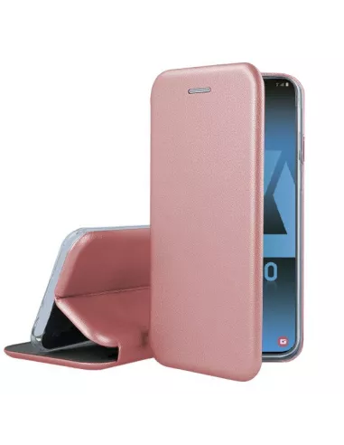 Samsung Galaxy A40 Leather Case Folio CLAM | Ibroz