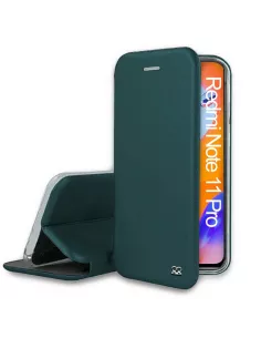 Xiaomi Redmi Note 11 Pro Etui Cuir Folio Clam - Vert Sequoia | Ibroz