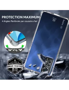 Xiaomi Redmi Note 11 Pro Pack Coque antichocs + Protection Ecran 9H... 2