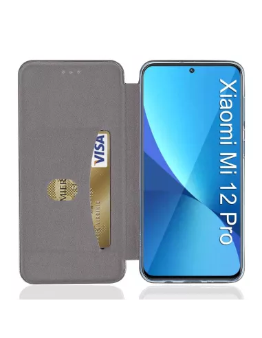 Xiaomi 12 Pro Folio Clam Leather Case - Sequoia Green | Ibroz