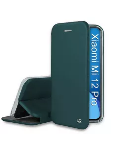 Xiaomi 12 Pro Etui Cuir Folio Clam - Vert Sequoia | Ibroz