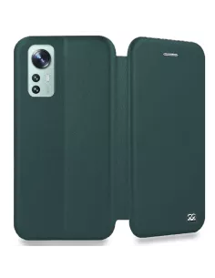 Xiaomi 12 Pro Leather Case Folio Clam - Pink gold | Ibroz 2