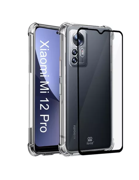 Xiaomi 12 Pro Pack Coque antichocs + Protection Ecran 9H - Transpar...