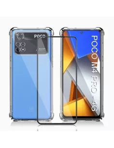 Xiaomi Poco M4 Pro (4G) Pack Coque antichocs + Protection Ecran 9H ...