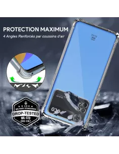 Xiaomi Poco M4 Pro (4G) Pack Coque antichocs + Protection Ecran 9H ... 2