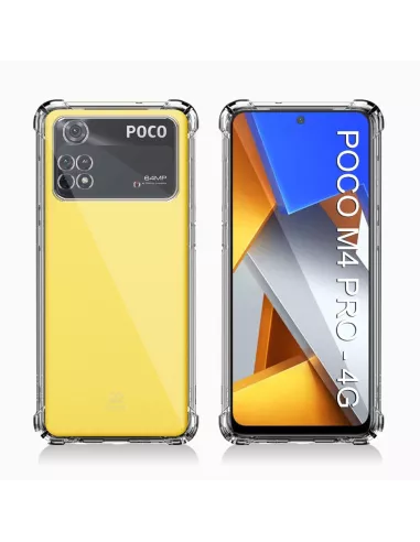 Xiaomi Poco M4 Pro (4G) Pack Shockproof Case + Screen Protector 9H ...
