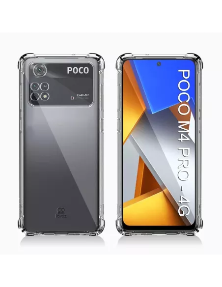 Xiaomi Poco M4 Pro (4G) Pack Shockproof Case + Screen Protector 9H ...