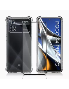 Xiaomi Poco X4 Pro (5G) Pack Coque antichocs + Protection Ecran 9H ...
