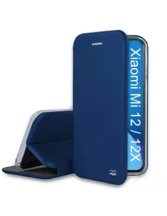 Xiaomi 12-12x Folio Clam Leather Case - Cosmos Blue | Ibroz