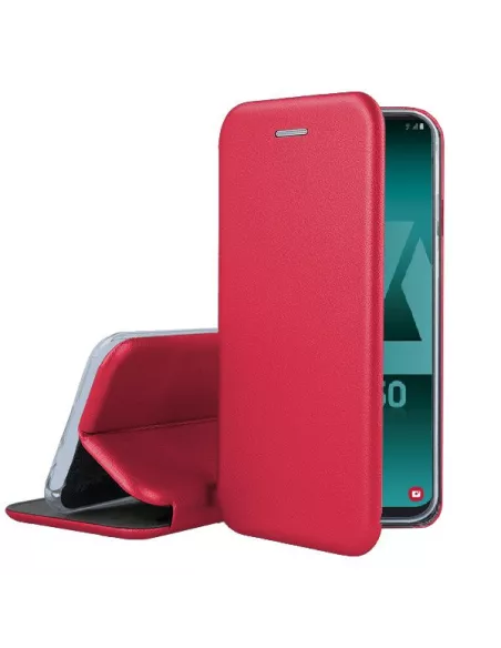 Samsung Galaxy A50 Leather Case Folio CLAM | Ibroz