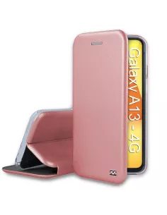Samsung Galaxy A13 (4G) Etui Cuir Folio Clam - Rose gold | Ibroz