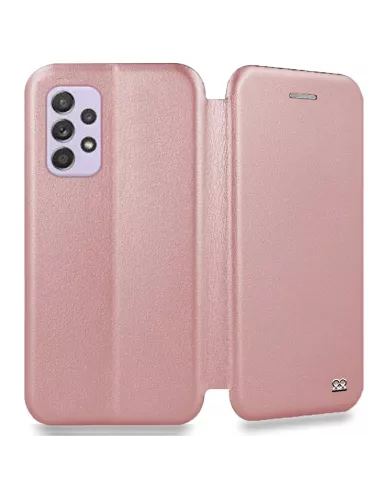 Samsung Galaxy A13 (4G) Etui Cuir Folio Clam - Rose gold | Ibroz