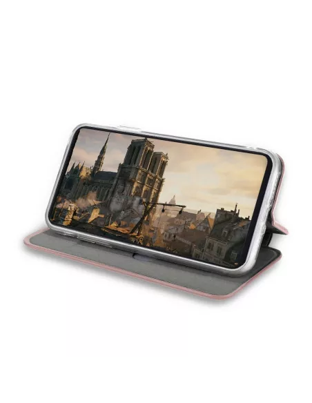 Samsung Galaxy A53 Etui Cuir Folio Clam - Rose gold | Ibroz