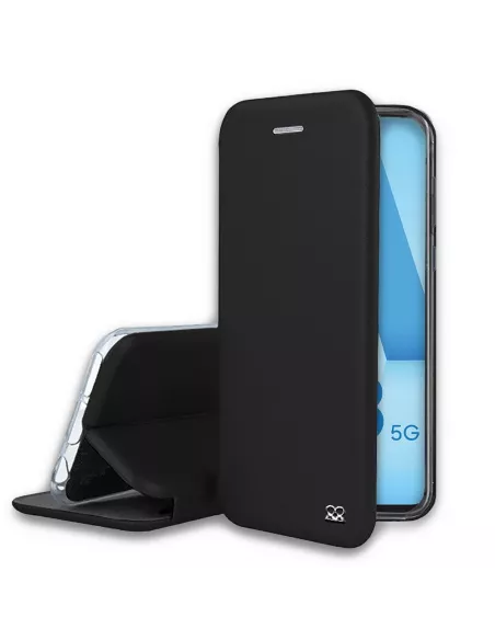 Samsung Galaxy A53 Etui Cuir Folio Clam - Noir | Ibroz