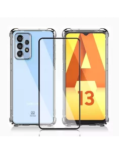 Samsung Galaxy A13 (4G) Pack Coque Antichoc + Protection Ecran 9H -...