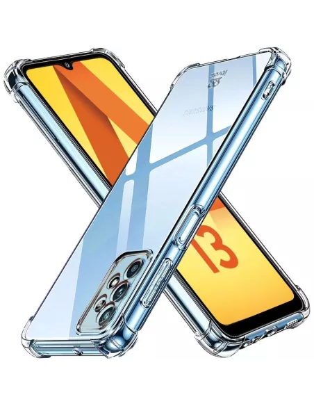 Samsung Galaxy A13 (4G) Pack Coque Antichoc + Protection Ecran 9H -...