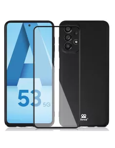 Samsung Galaxy A53 Coque ABS Ultra Fine + Protection Ecran (5D) - 9...