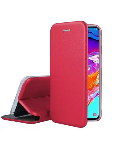 Samsung Galaxy A70 Leather Case Folio CLAM | Ibroz