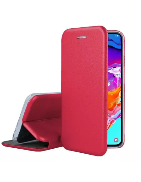 Samsung Galaxy A70 Leather Case Folio CLAM | Ibroz