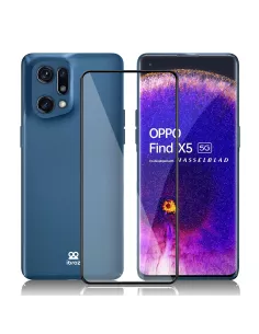 Oppo Find X5 Coque ABS Ultra Fine + Protection Ecran (5D) - 9H - Bl...