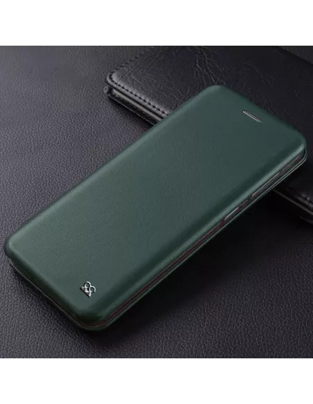 Oppo A96 Etui Cuir Folio Clam - Vert Sequoia | Ibroz