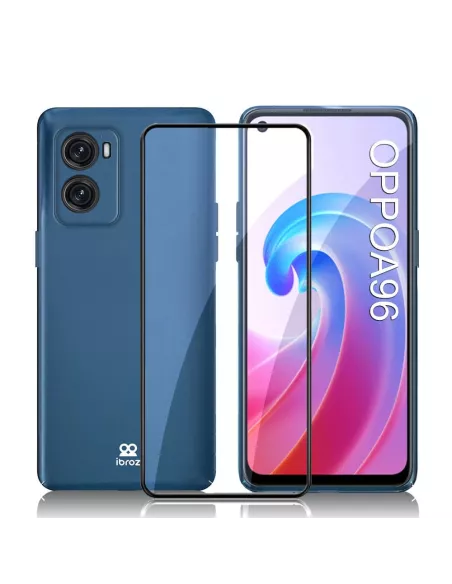 Oppo A96 Ultra Fine ABS Case + Screen Protector (5D) - 9H | Ibroz