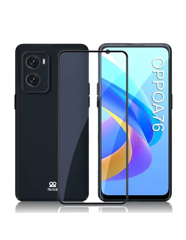 Oppo A76 Ultra Fine ABS Case + Screen Protector (5D) - 9H | Ibroz