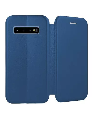 Samsung Galaxy S10 Leather Case Folio CLAM | Ibroz