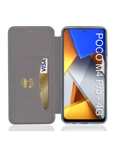 Xiaomi Poco M4 Pro (4G) Leather Case Folio Clam - Black | Ibroz