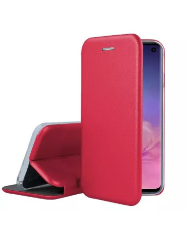 Samsung Galaxy S10 Leather Case Folio CLAM | Ibroz