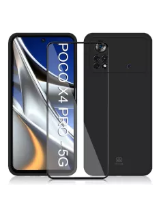 Xiaomi Poco X4 Pro (5G) Coque LSR Liquid Silicone + Protection écra...
