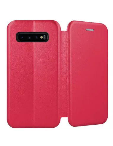 Samsung Galaxy S10 Leather Case Folio CLAM | Ibroz