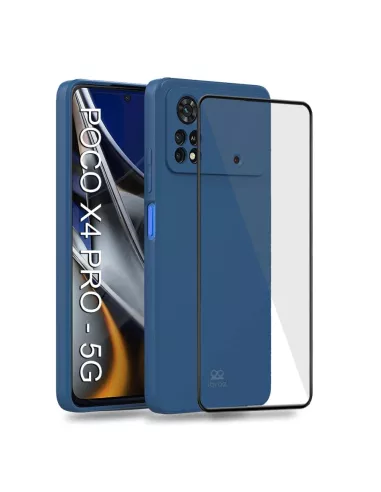 Xiaomi Poco X4 Pro (5G) Coque LSR Liquid Silicone + Protection écra...