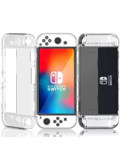 Nintendo Swich OLED protective case + Joy-con case - Transpare...