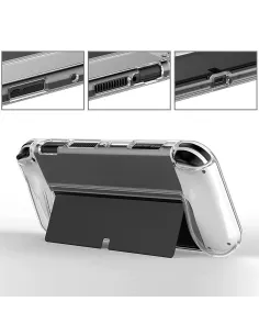 Coque de protection + coque Joy-con Nintendo Swich OLED - Transpare... 2