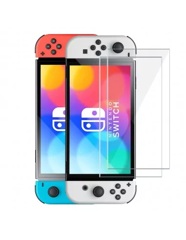 Protection écran Premium (x2) en verre trempé 9H Nintendo Switch OLED