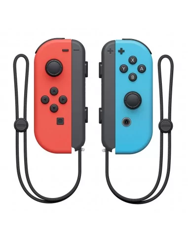 Paire de manettes Joy-Con pour Nintendo Switch - Switch Lite - OLED - Rouge Neon et Bleu Neon