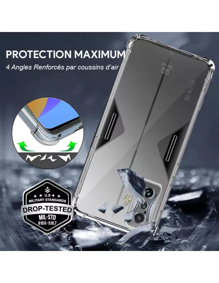 Xiaomi Poco F4 GT (5G) Pack Coque antichocs + Protection Ecran 9H -...