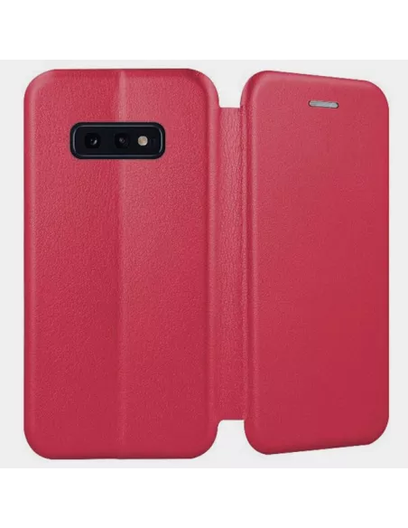 Samsung Galaxy S10e Leather Case Folio CLAM | Ibroz