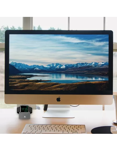 Support Socle de charge "Bullet" pour Apple Watch 7, 6, 5, 4, 3 | I...