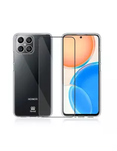 Honor X8 (5G) Shockproof Case + 9H Screen Protector Pack - Transparent...