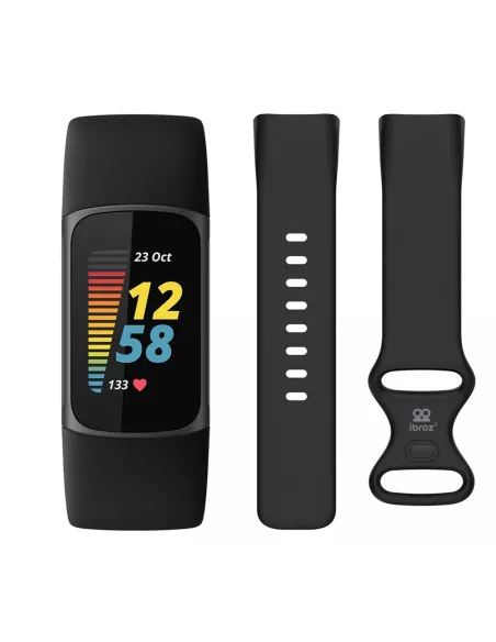 Fitbit Charge 5 Sport Wristband - Black | Ibroz